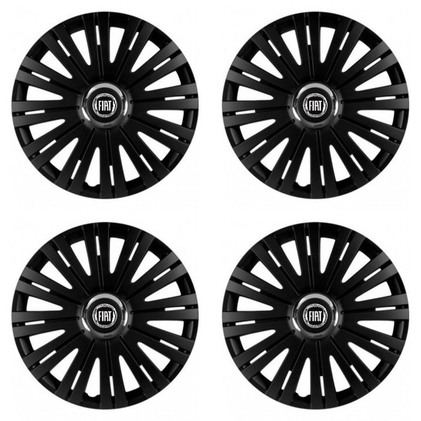 puklice pre Fiat (čierny) 16 ACTIVE RC BLACK