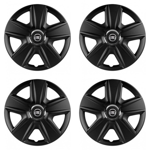 puklice pre  Fiat (čierny) 16 ESPRIT RC BLACK