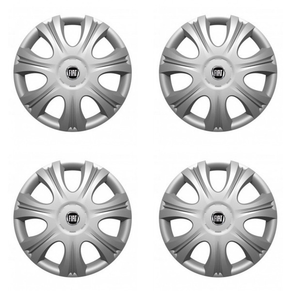 puklice pre Fiat (čierny) 16 IMPULSE 16-VERSACO