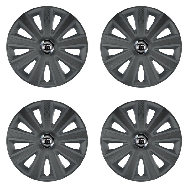 puklice pre Fiat (čierny) 16 Aviator carbon RC16 grafite