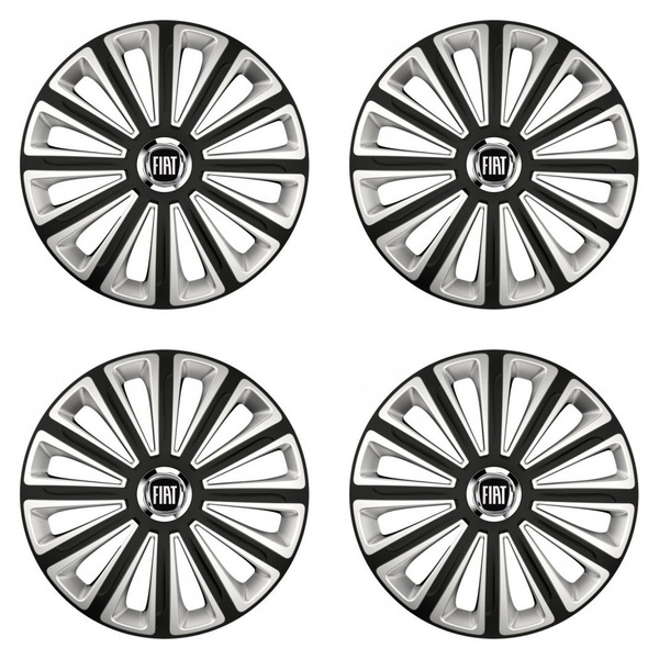 puklice pre Fiat (čierny) 16 TREND RC double colour