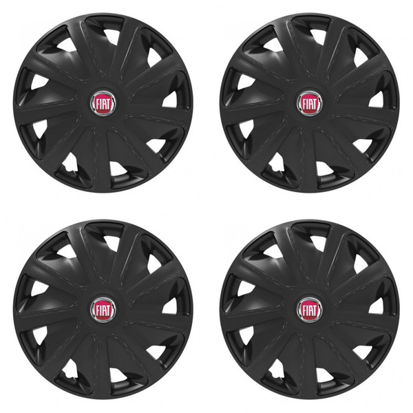 puklice pre  Fiat (červené) pre dodávky 16 Craft black