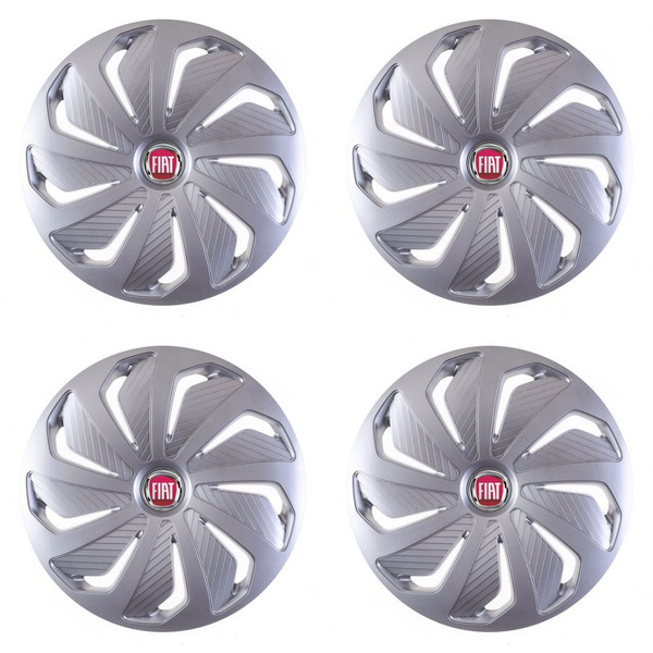 puklice pre Fiat (červené) 16 WIND RC SI