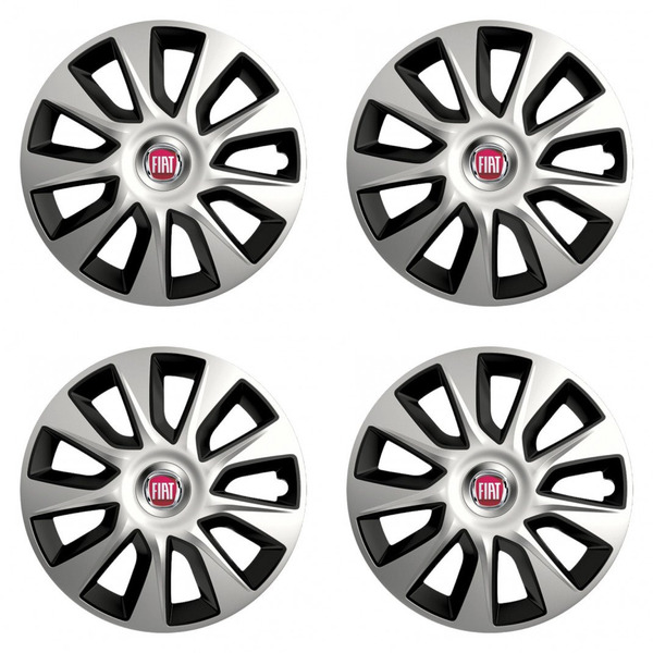 puklice pre Fiat (červené) 14 STRATOS double colour