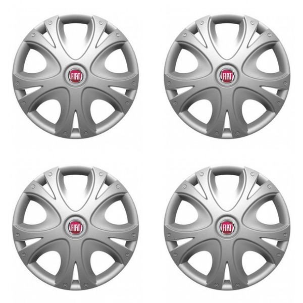 puklice pre Fiat (červené) 16 DYNAMIC