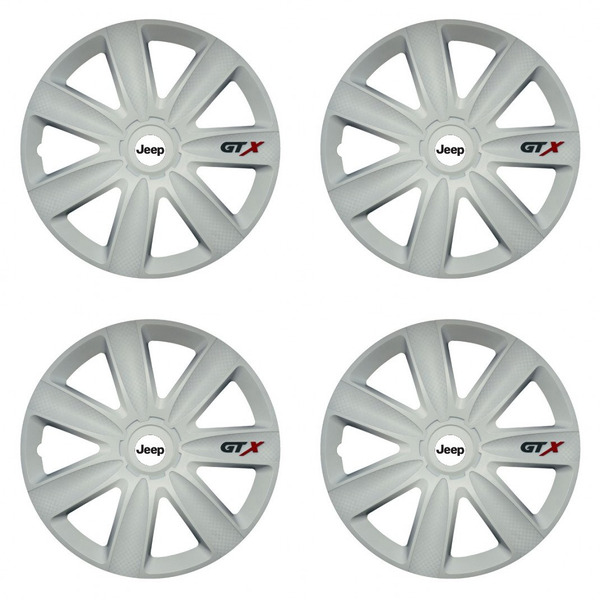 puklice pre  Jeep 14 GTX carbon white