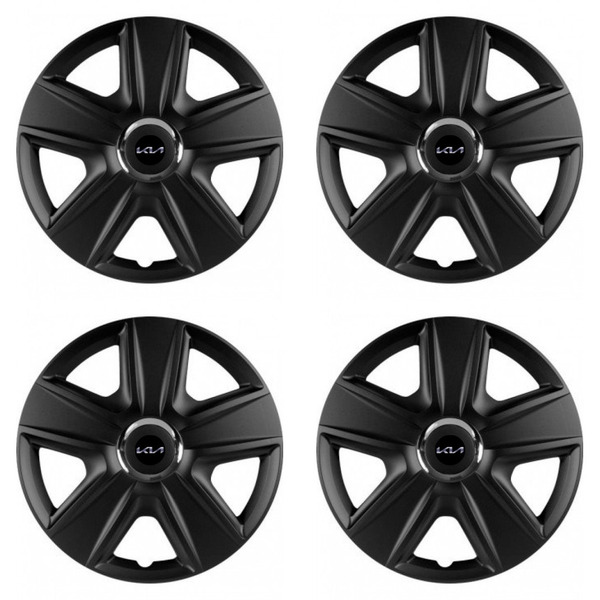 puklice pre  Kia (nové logo) 15 ESPRIT RC BLACK