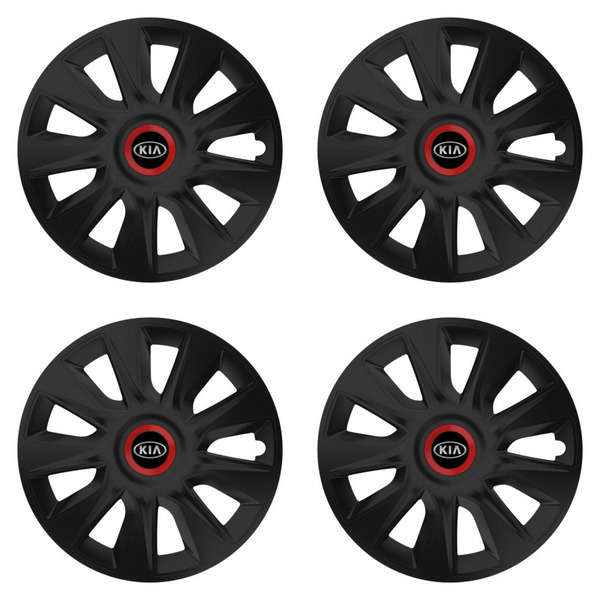 puklice pre  Kia (staršie logo) 16 STRATOS RR black