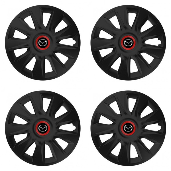 puklice pre Mazda 14 STRATOS RR black