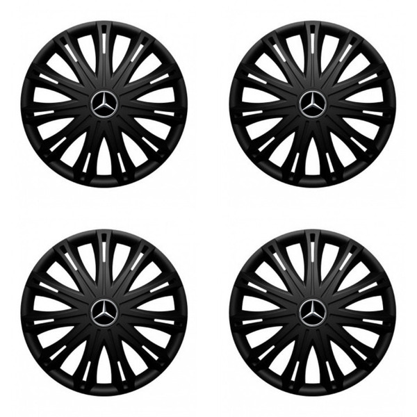 puklice pre  Mercedes 17 SPARK BLACK