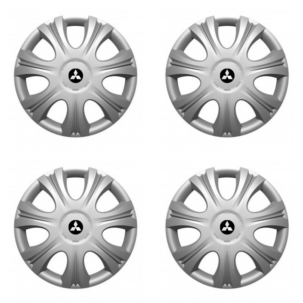 puklice pre  Mitsubishi (strieborné) 16 IMPULSE 16-VERSACO