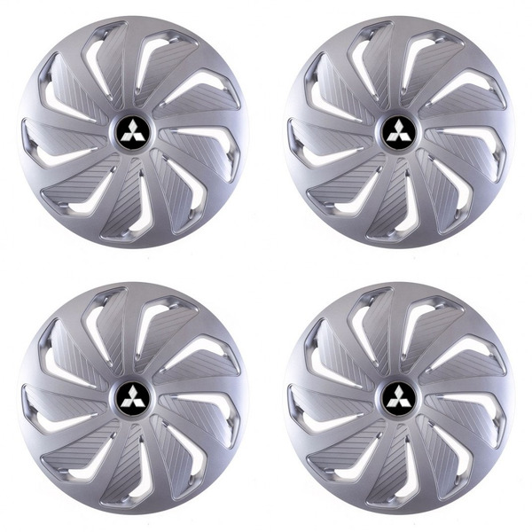 puklice pre  Mitsubishi (strieborné) 16 WIND RC SI