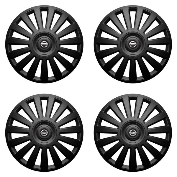 puklice pre  Nissan 15 Luxury black