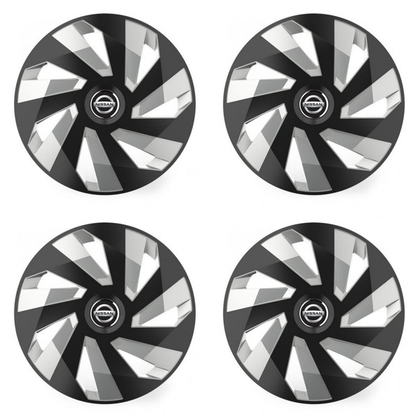 puklice pre Nissan 15 Vector RC black and silver