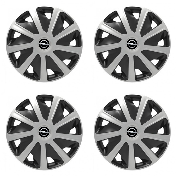 puklice pre  Opel pre dodávky 16 Craft silver and black