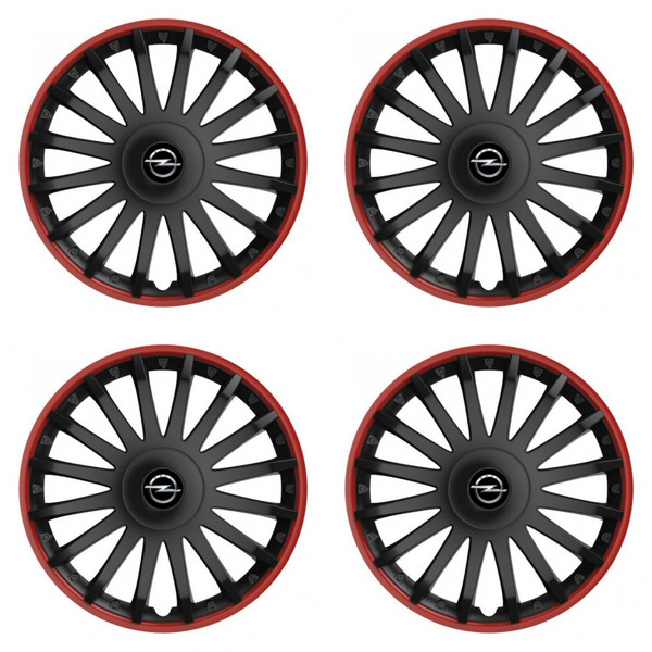 puklice pre Opel 15 CRYSTAL RO black