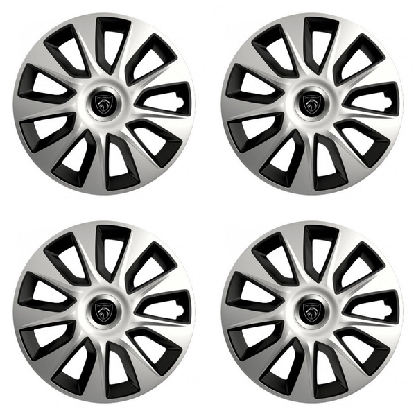 puklice pre  Peugeot (nové logo) 15 STRATOS double colour - výpredaj