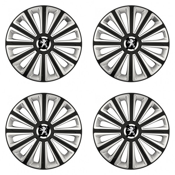 puklice pre  Peugeot (staršie logo) 14 TREND RC double colour