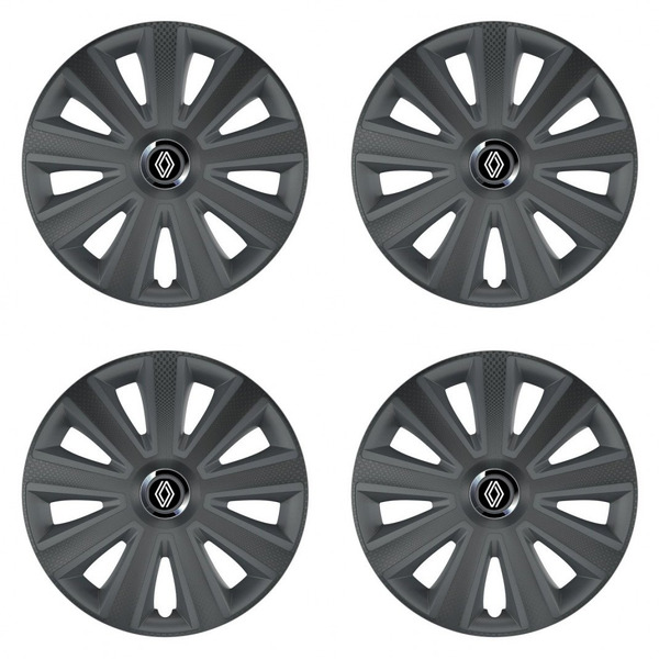 puklice pre Renault (nové logo) 14 Aviator carbon RC grafite