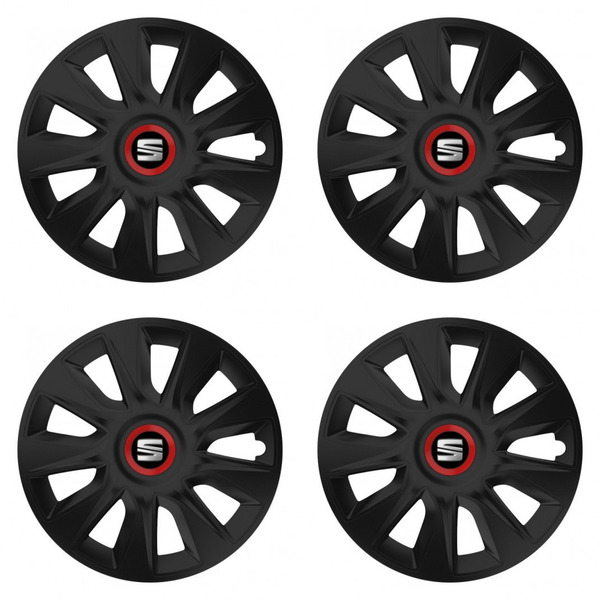 puklice pre Seat 14 STRATOS RR black