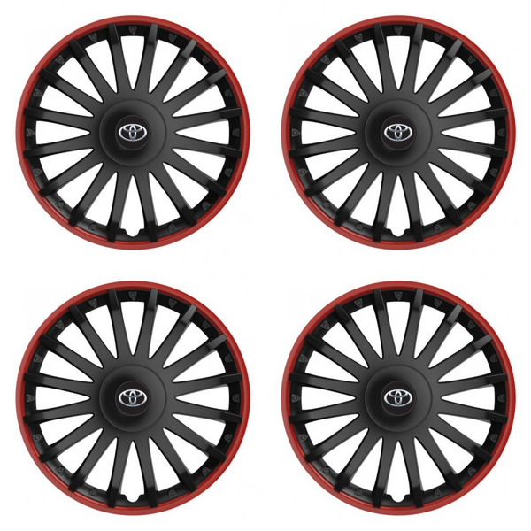 puklice pre Toyota 15 CRYSTAL RO black