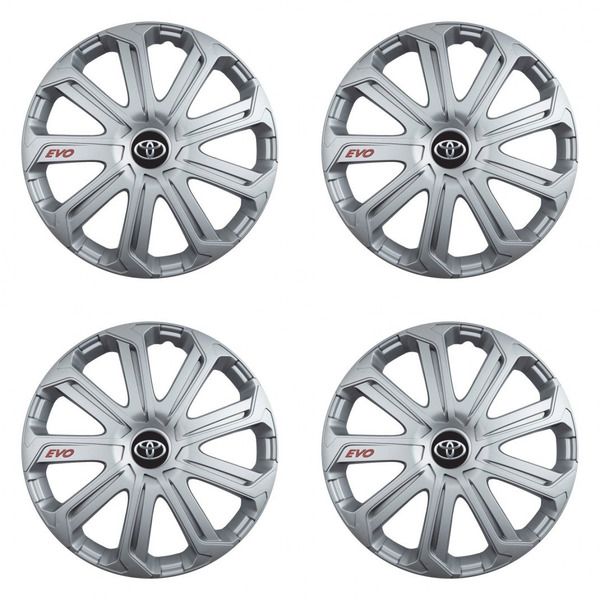 puklice pre Toyota 14 Evo silver