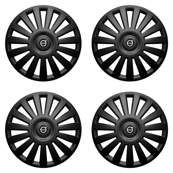 puklice pre Volvo (čierne) 16 Luxury black