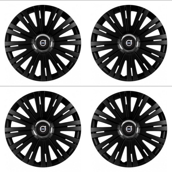 puklice pre Volvo (čierne) 16 ACTIVE RC BLACK