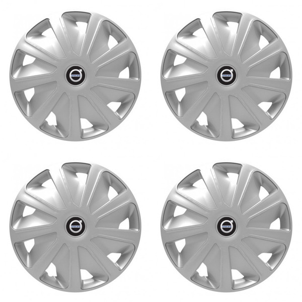 puklice pre Volvo (čierne) pre dodávky 16 Craft silver