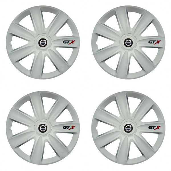 puklice pre  Volvo (čierne) 17 GTX carbon white