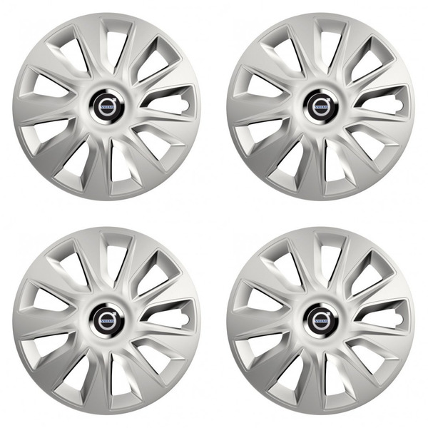 puklice pre Volvo (čierne) 16 STRATOS RC