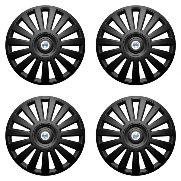 puklice pre Volvo (biele) 14 Luxury black