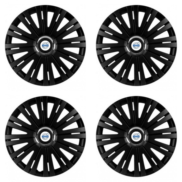 puklice pre  Volvo (biele) 16 ACTIVE RC BLACK