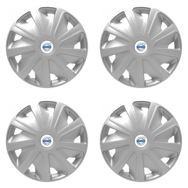 puklice pre Volvo (biele) pre dodávky 16 Craft silver