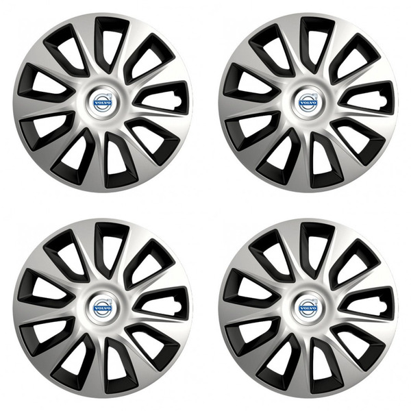 puklice pre Volvo (biele) 14 STRATOS double colour