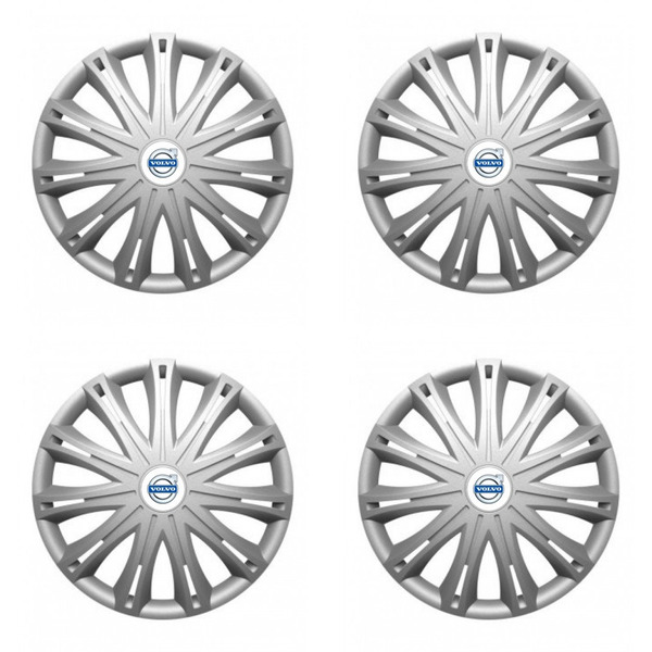 puklice pre Volvo (biele) 14 SPARK