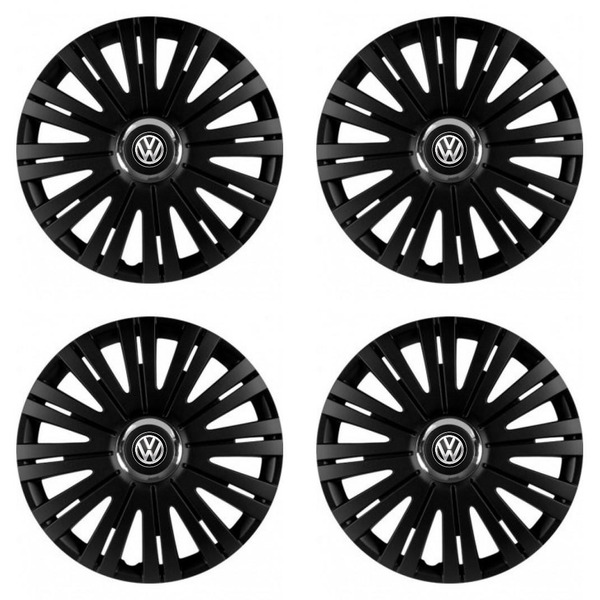 puklice pre VW (čierne) 15 ACTIVE RC BLACK