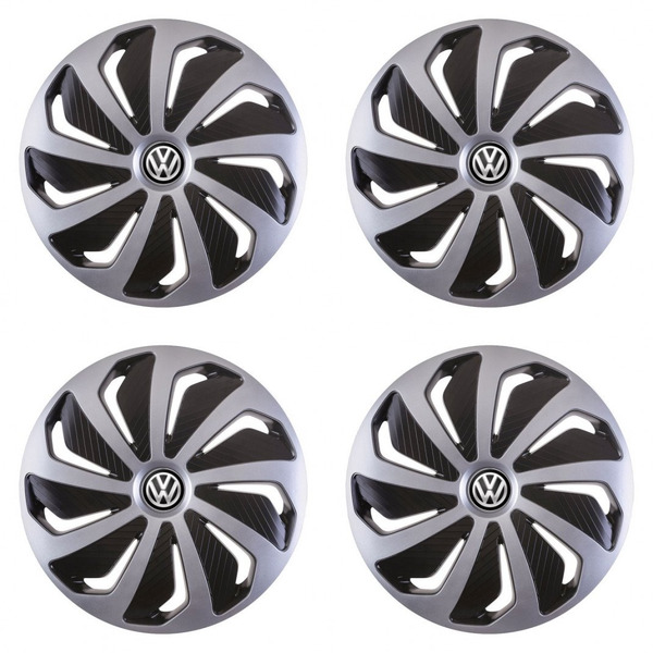 puklice pre VW (čierne) 14 WIND SB