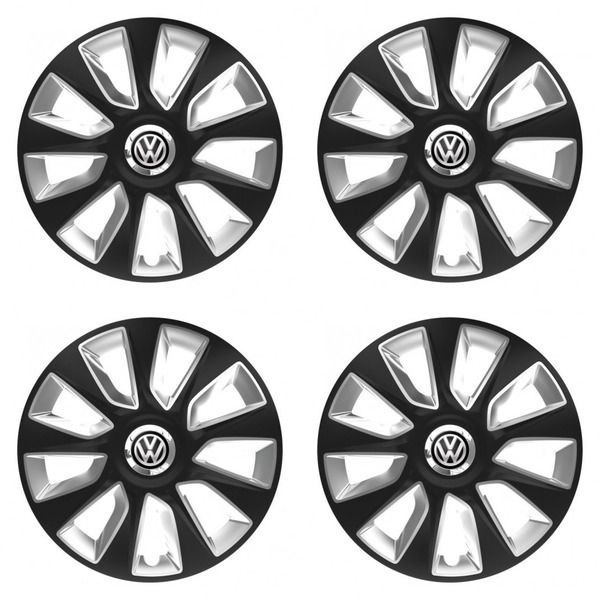 puklice pre VW (čierne) 16 STRATOS BS