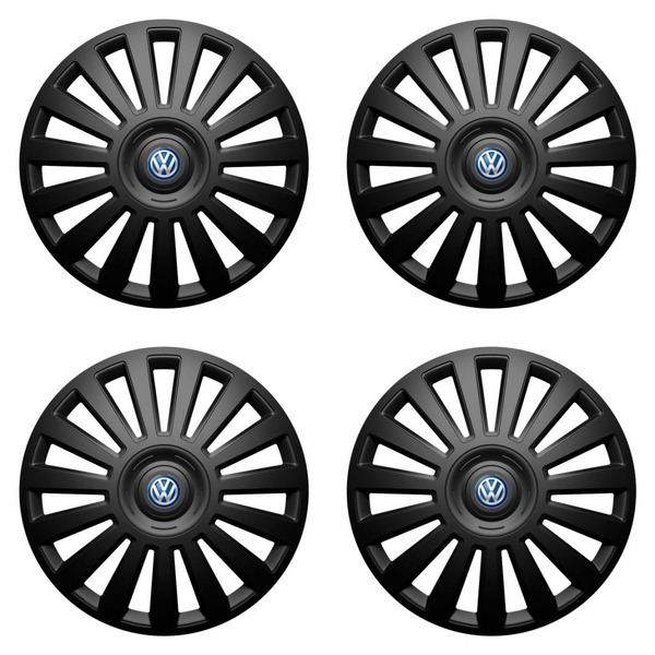 puklice pre VW (modré) 14 Luxury black