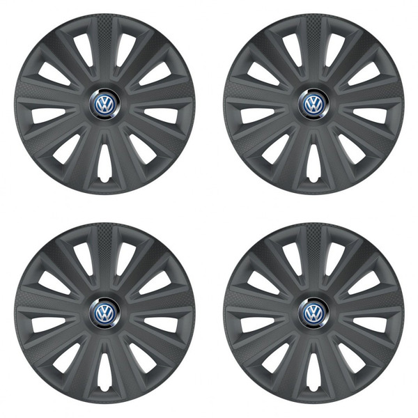 puklice pre VW (modré) 14 Aviator carbon RC grafite